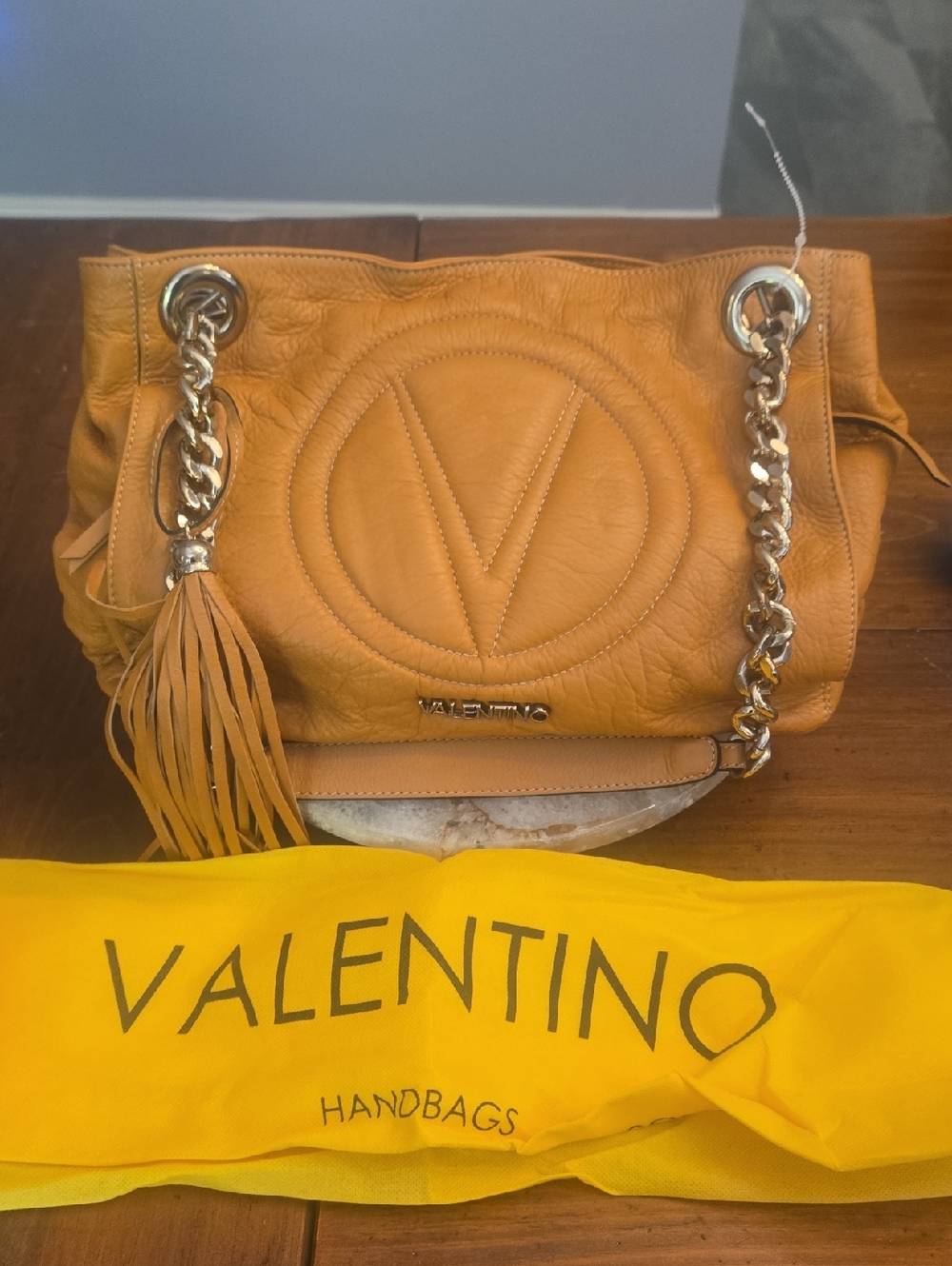 Nwt Valentino Tan Leather Hobo Bag